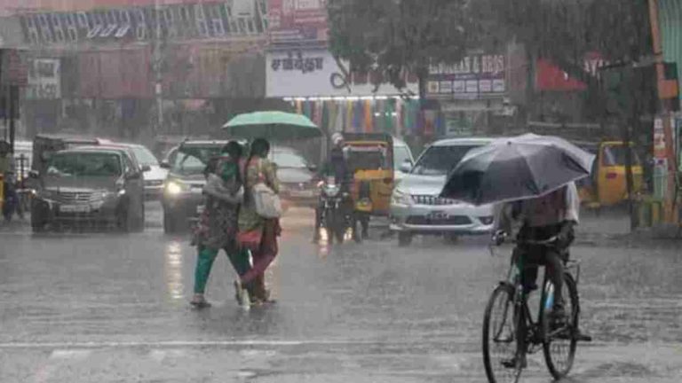 Heavy Rainfall Prompts School Closures in Tamil Nadu; Yellow Alert Issued for Coastal Districts